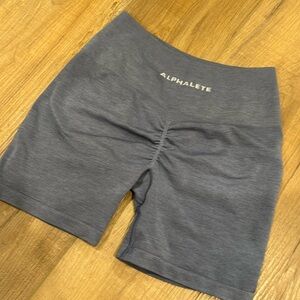 Alphalete amplify shorts in French blue